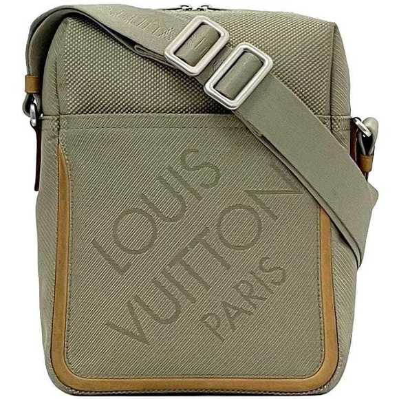 Louis Vuitton Zipper Sable Shoulder Crossbody Bag Citadan Gray PM - Picture 1 of 9